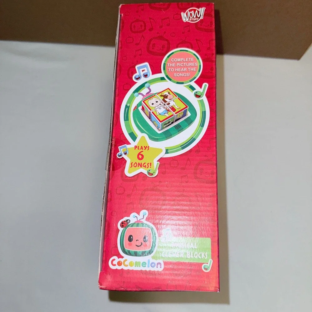 CoComelon Musical Clever‎ Blocks Kids 18m+ Multicolor New Interactive Puzzle Toy